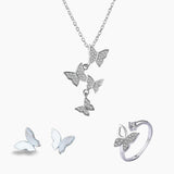 Fjäril smycken set Bellasverige
