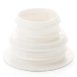 Carvallo Silikon-tätning ring för avloppsrör | Luktskydd & återflödeskydd | För kök, bad, tvättmaskin – 6×3,9×3,8 cm Carvallo