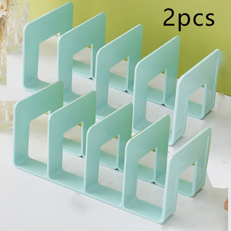 Heavy-Duty PP bokstöd med fyra fackdesign – Robust förvaringslösning för kontoret Carvallo