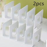 Heavy-Duty PP bokstöd med fyra fackdesign – Robust förvaringslösning för kontoret Carvallo