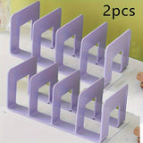 Heavy-Duty PP bokstöd med fyra fackdesign – Robust förvaringslösning för kontoret Carvallo