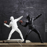 Carvallo – Abstrakt Harlekinsculptur med Modern Elegans och Symbolik för Inredningsdekoration Carvallo