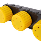 Carvallo Fördelare-Sprinkler | Högtrycksspruthuvud med 3–6 munstycken | För trädgårds- & jordbruksbevattning – Gul/ Svart Carvallo