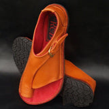 Sandaler med spänneband-Shoes for Women-Hemnix-Orange-35-Hemnix