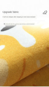 Söt djur halksäker matta – husdjursdesign för kök, badrum och hall Carvallo