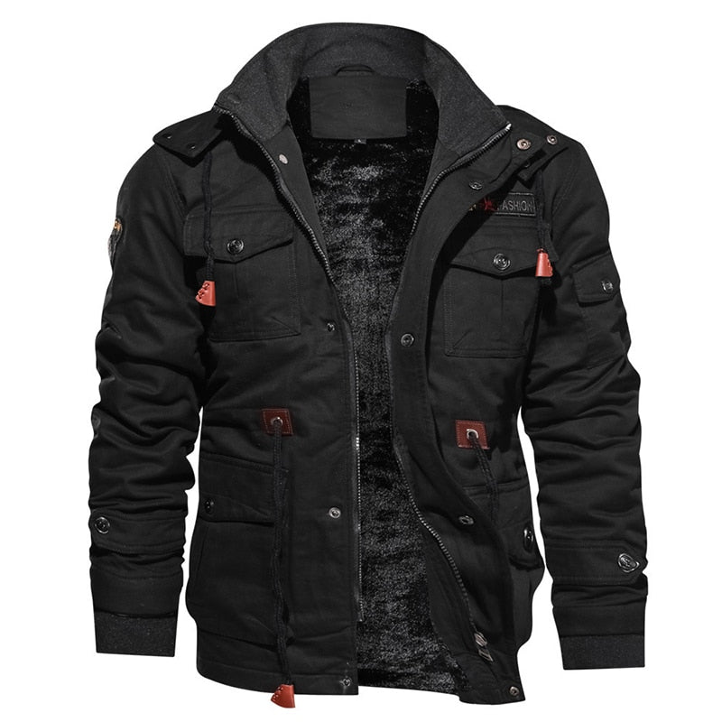 Commanders Jacka - Varm, bekväm och vindtät-Clothes for Men-Hemnix-Svart-M-Hemnix