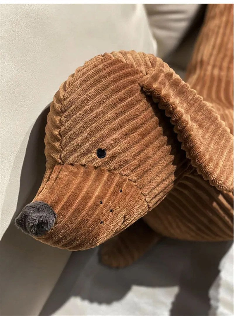 Jättetaxkudde – Ultramjuk plyschkudde för kramar och heminredning MILA Sverige