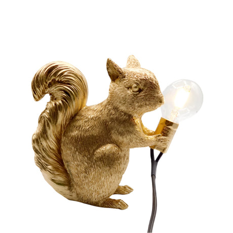 SquirrelGlow LED Bordsdesk | Söt Design & Varm Ljus för Barn/Rum Carvallo