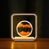 HorizonFlow Lampa – 3D Flödande Sand LED Nattlampa Carvallo