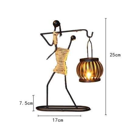 MetalCraft Ljusställ - Nordic Metal Abstrakt Ljusställ Carvallo