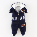 Baby vinterutrustningar för barn-Kids-Hemnix-Björn - Marinblå-9M-12M-Hemnix