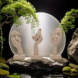 Carvallo – Abstrakta Maskfiguriner Set för en Konstnärlig & Stilren Interiör Carvallo