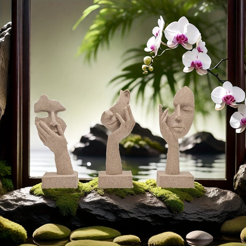 Carvallo – Abstrakta Maskfiguriner Set för en Konstnärlig & Stilren Interiör Carvallo