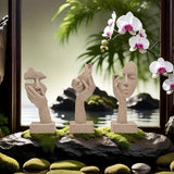 Carvallo – Abstrakta Maskfiguriner Set för en Konstnärlig & Stilren Interiör Carvallo