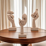 Carvallo – Abstrakta Maskfiguriner Set för en Konstnärlig & Stilren Interiör Carvallo