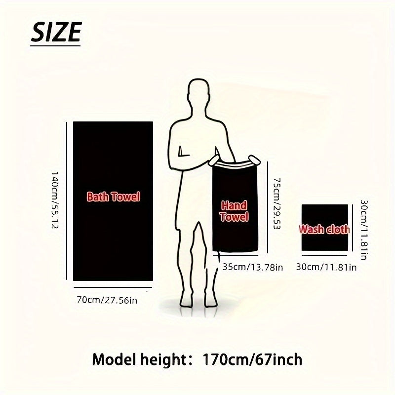 Carvallo – Lyxig 8-delars Badhandduksset av Mjuk Korallfleece för Ultimat Komfort Carvallo