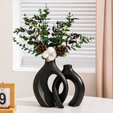 Carvallo – Luksuriösa Geometriska Vaser Set för Moderna Blomsterarrangemang Carvallo