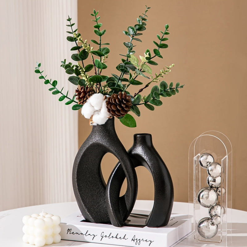 Carvallo – Luksuriösa Geometriska Vaser Set för Moderna Blomsterarrangemang Carvallo