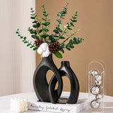 Carvallo – Luksuriösa Geometriska Vaser Set för Moderna Blomsterarrangemang Carvallo