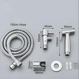 Bidet Handdusch i rostfritt stål – Mjuk och hygienisk rengöring Carvallo