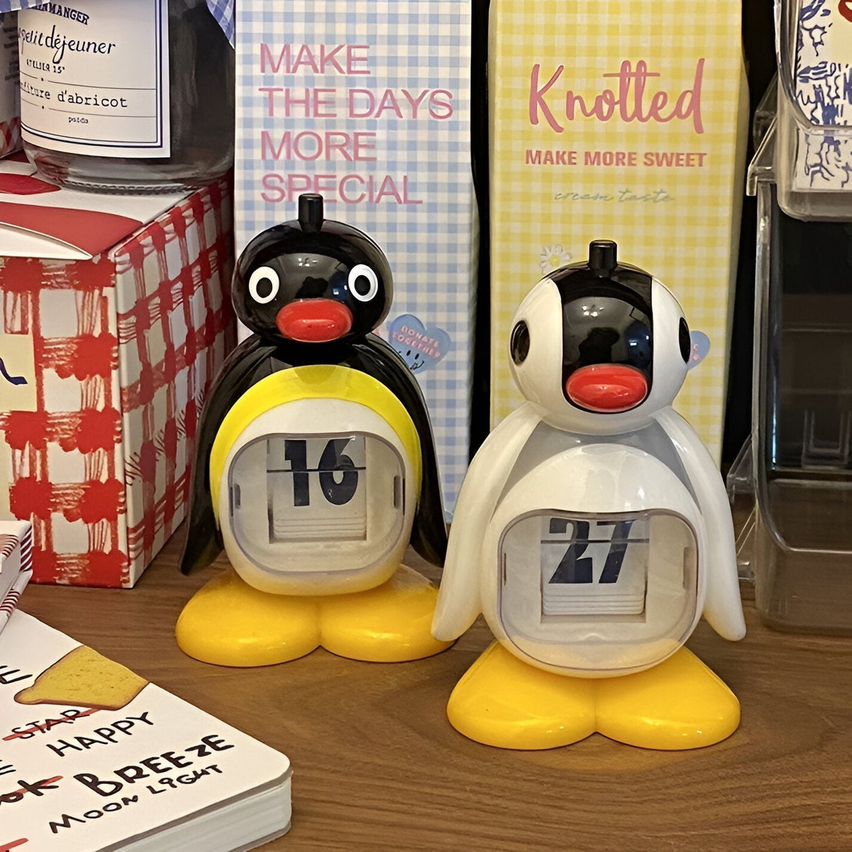PenguinTidy - Manuellt flip leksak med sött pingvindesign Carvallo