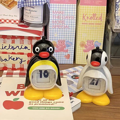PenguinTidy - Manuellt flip leksak med sött pingvindesign Carvallo