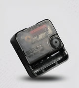 Silent Wall Clock | Clear Acrylic Face & Wood Frame | 12" or 14" | Tyst kvartsrörelse Carvallo