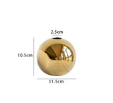 Carvallo Aurelia Gold | Rund form med glansfinish | Tidlöst elegant & mångsidig | För blommor & dekoration Carvallo