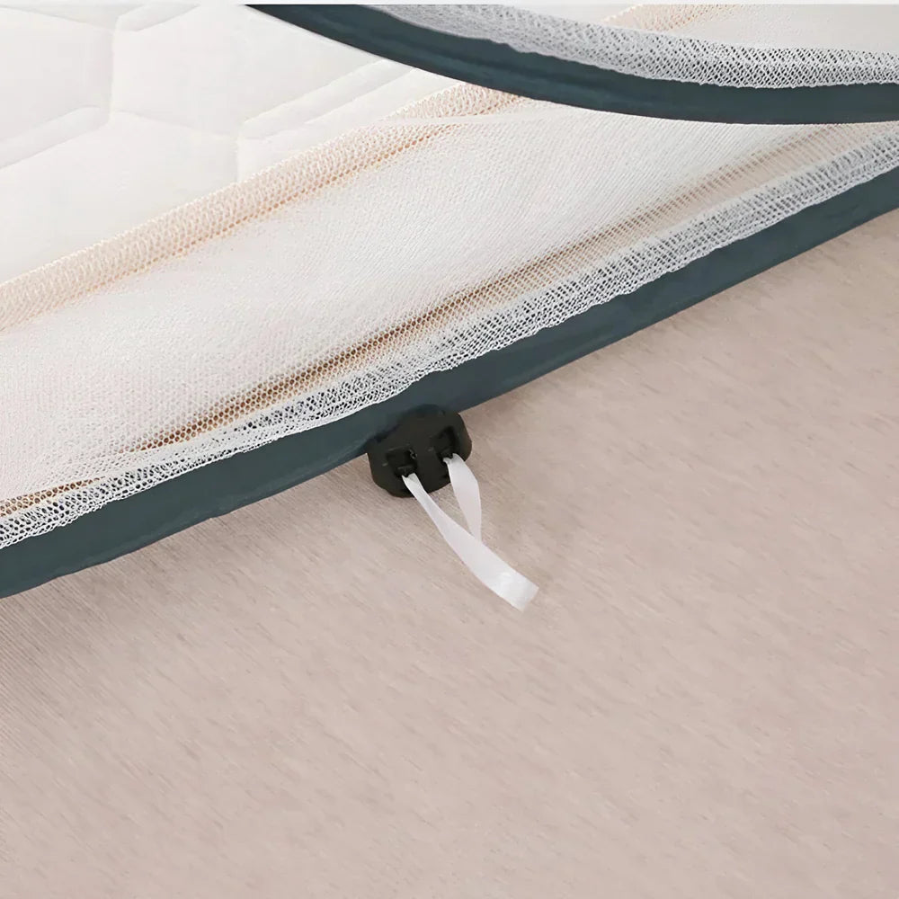 NightHalo – Fällbart cirkulärt nät för fredlig myggfri sömn Carvallo