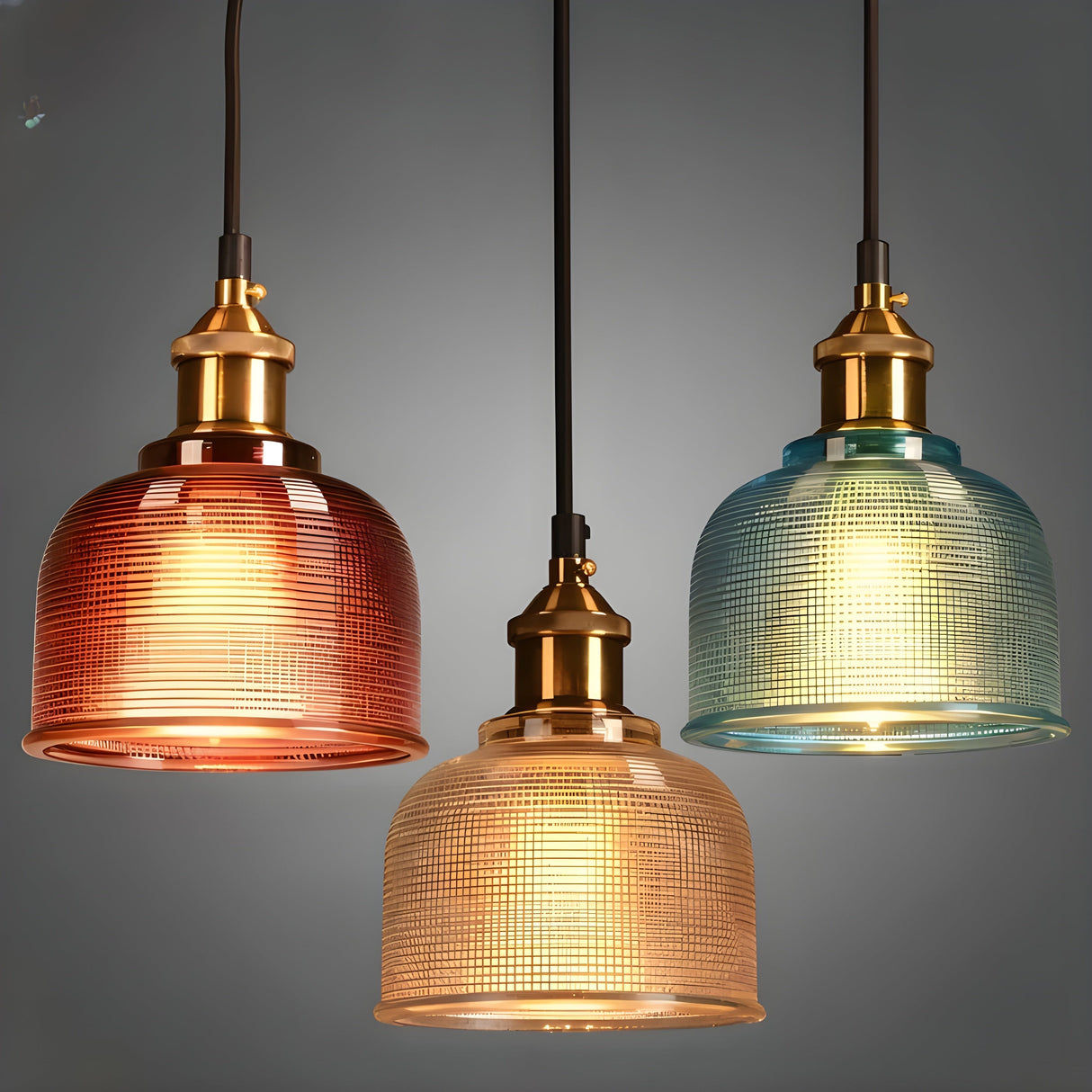 HeritageGlow Light - Glänsande Vintage-Klocka- Pendellampa Carvallo