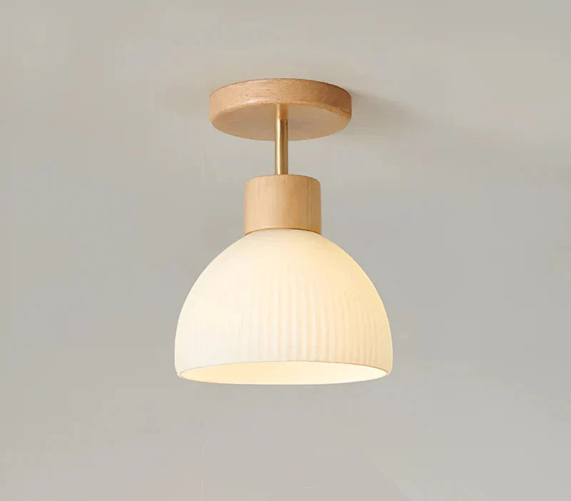 NordicGlow – LED taklampa med ribbat design och ljusstark belysning Carvallo