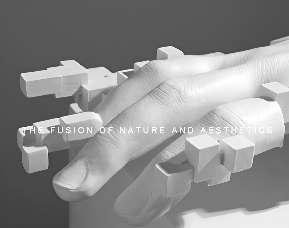 Carvallo – Abstract Harz Hand Skulptur med Modern Elegans Carvallo