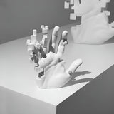 Carvallo – Abstract Harz Hand Skulptur med Modern Elegans Carvallo