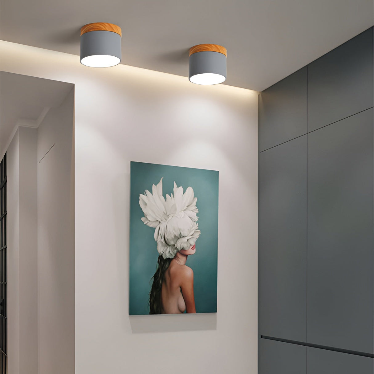 Carvallo – Minimalistisk Zylinder taklampa med Varm Ljus Accent Carvallo