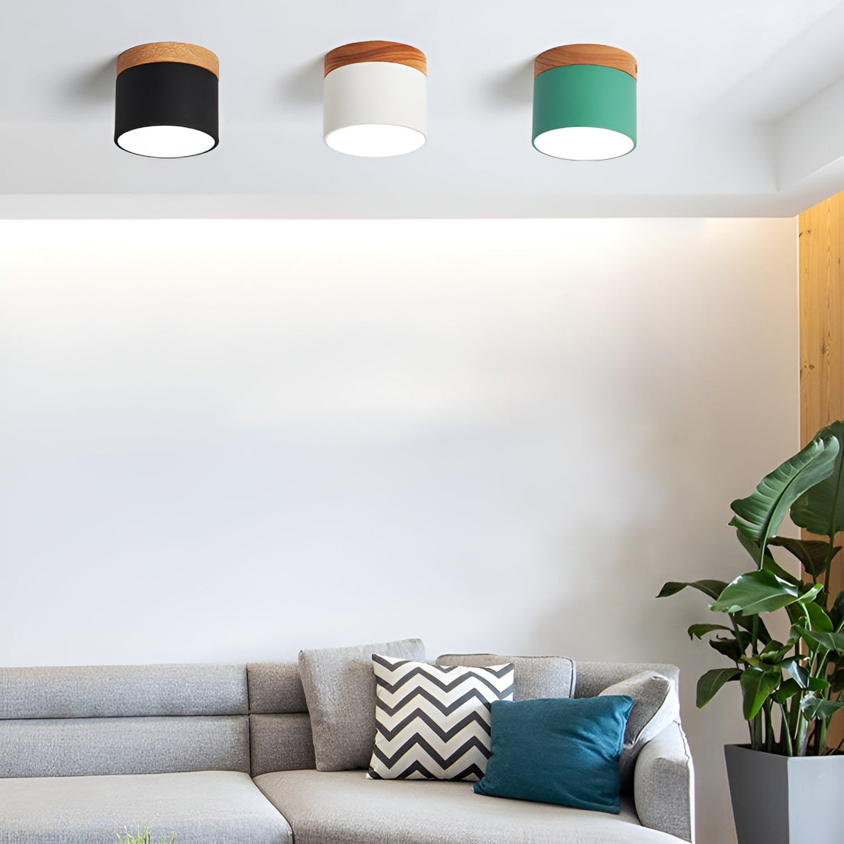 Carvallo – Minimalistisk Zylinder taklampa med Varm Ljus Accent Carvallo