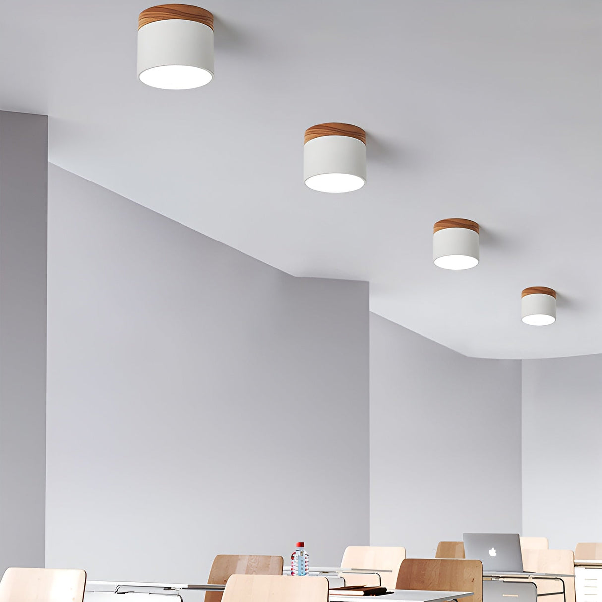 Carvallo – Minimalistisk Zylinder taklampa med Varm Ljus Accent Carvallo