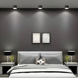 LED-taklampa i cylindrisk form – Varmt ljus i vintagestil industriell design | Med dekorativ detalj i trä Carvallo