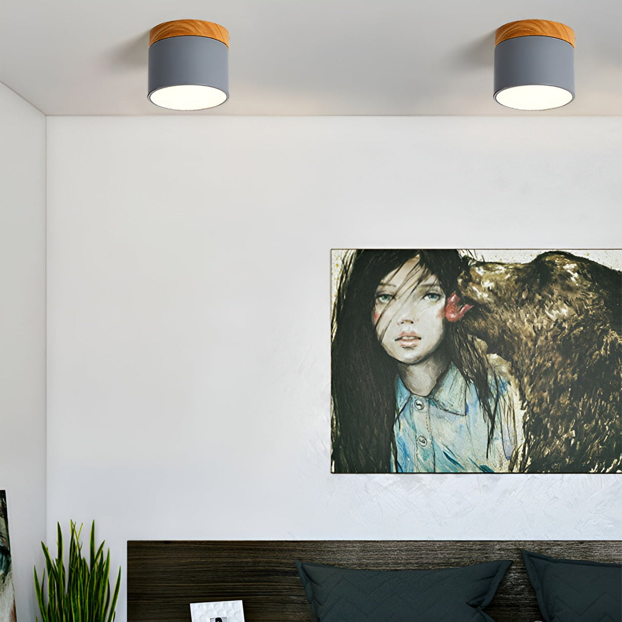 Carvallo – Minimalistisk Zylinder taklampa med Varm Ljus Accent Carvallo