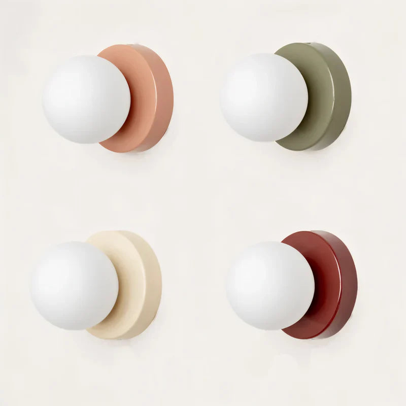 PearlPop – Elegant vägglampa i glasklot till stiliga och mysiga rum Carvallo