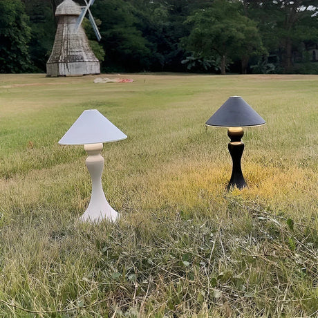 RetroLite – Trådlös bordslampa med justerbar ljusstyrka och böjd design Carvallo