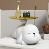 PuppyTail - Dekorativ hundnyckelhållareplatta för moderna hem Carvallo