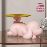 PuppyTail - Dekorativ hundnyckelhållareplatta för moderna hem Carvallo