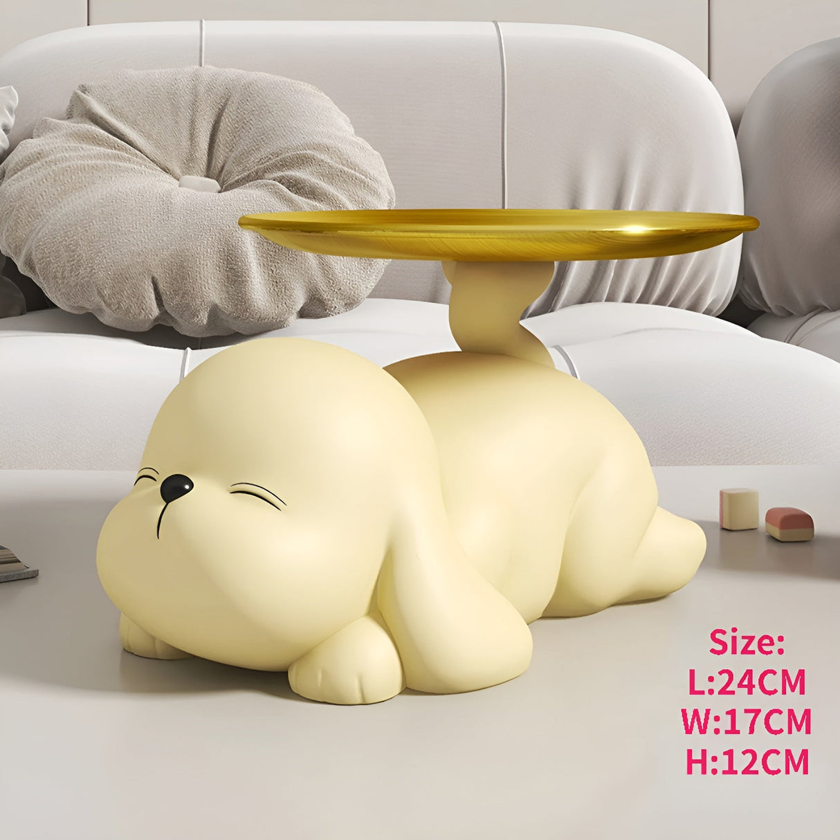 PuppyTail - Dekorativ hundnyckelhållareplatta för moderna hem Carvallo