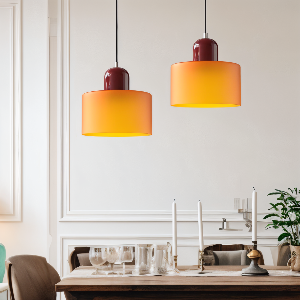 Coloris Cylin Pendellampa – Färgglad Cylindrisk Taklampa i Glas Hemnix