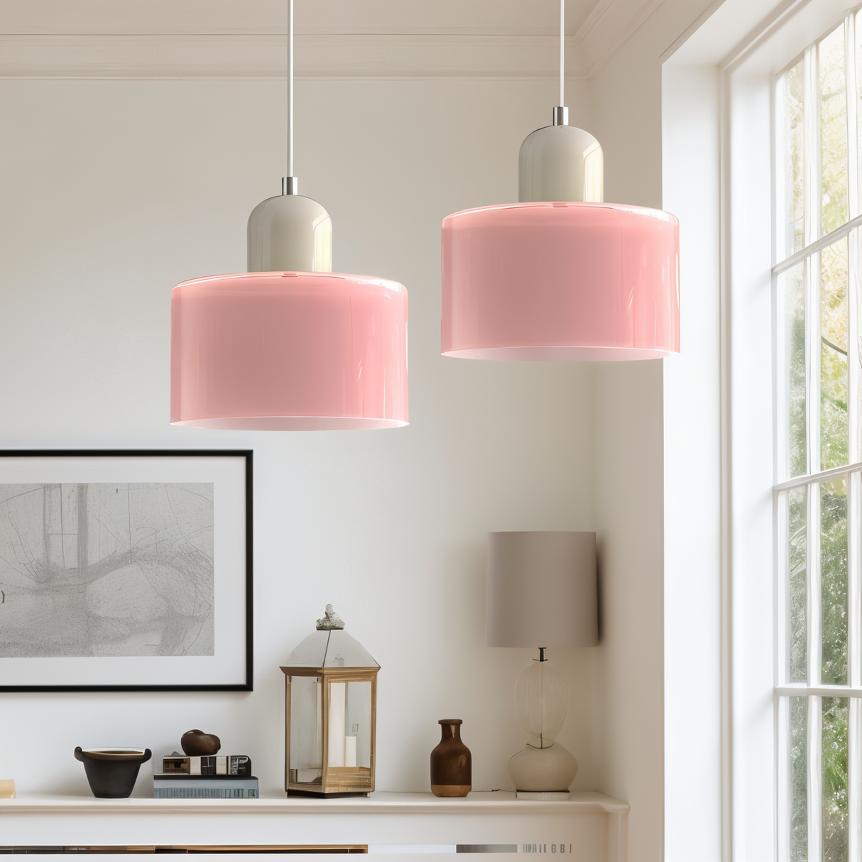 Coloris Cylin Pendellampa – Färgglad Cylindrisk Taklampa i Glas Hemnix