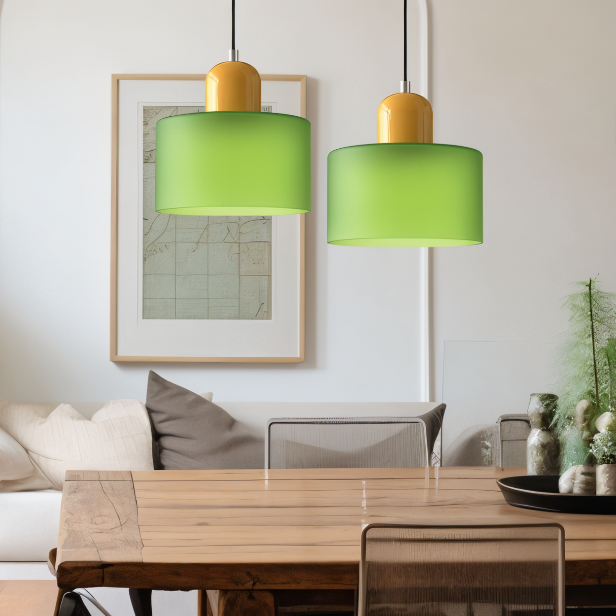 Coloris Cylin Pendellampa – Färgglad Cylindrisk Taklampa i Glas Hemnix
