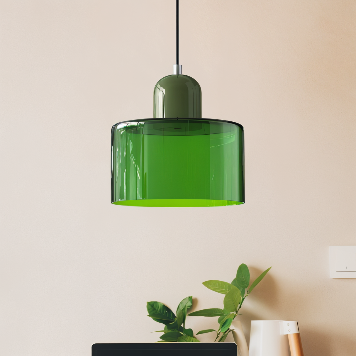 Coloris Cylin Pendellampa – Färgglad Cylindrisk Taklampa i Glas Hemnix