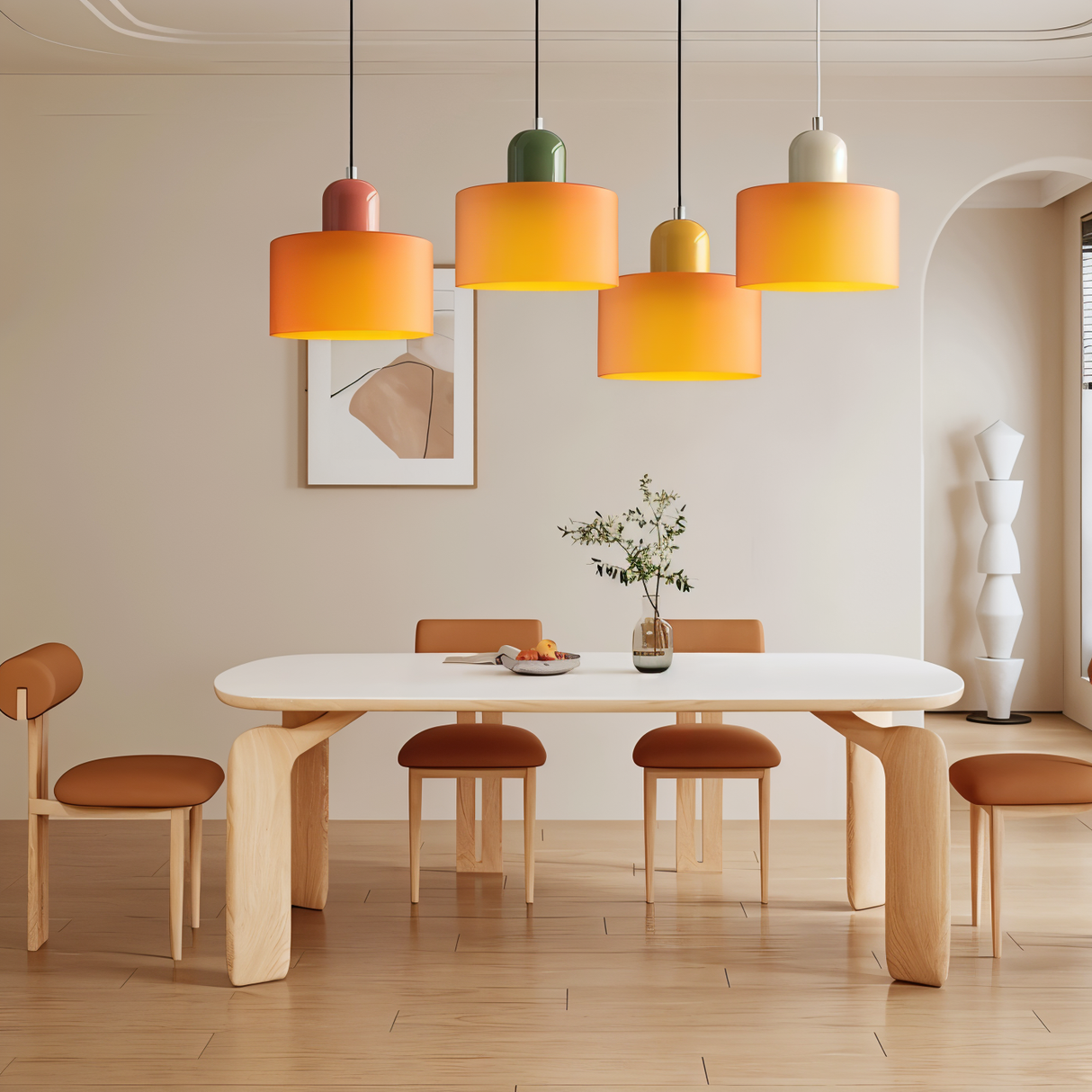 Coloris Cylin Pendellampa – Färgglad Cylindrisk Taklampa i Glas Hemnix