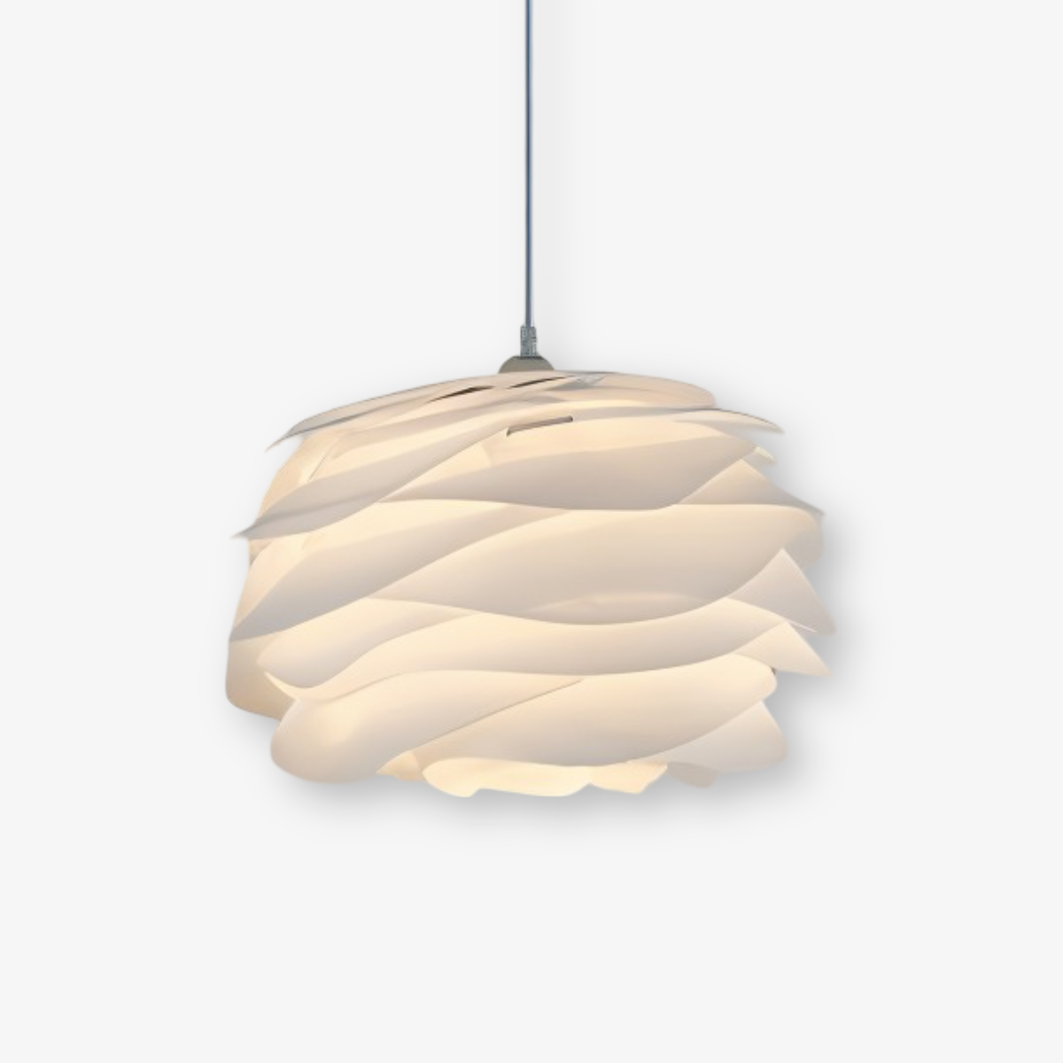 Aurora Taklampa – Stilren PVC Pendel i Blomdesign Hemnix