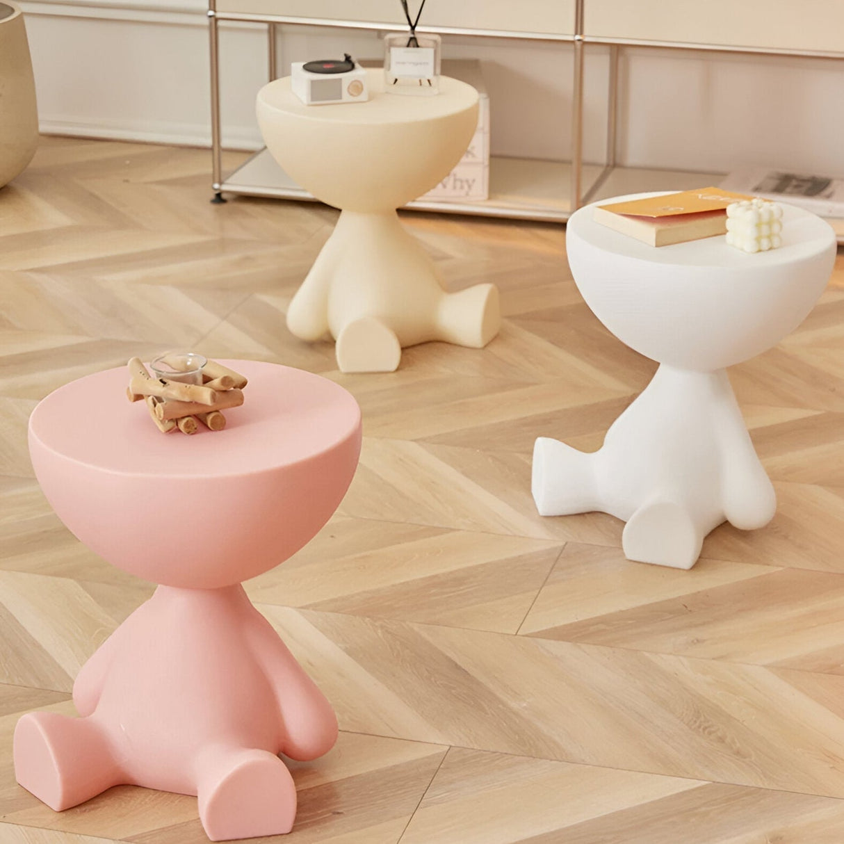 Modernt runt soffbord – Elegant mittpunkt i vardagsrummet med klassisk design MILA Sverige